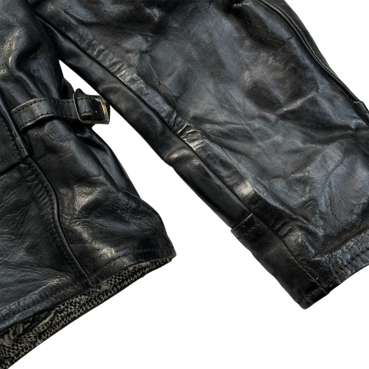 Aero Leathers × Vintage Vintage Aero Leather Biker Jacket Size US S / EU 44-46 / 1 - 9 Thumbnail