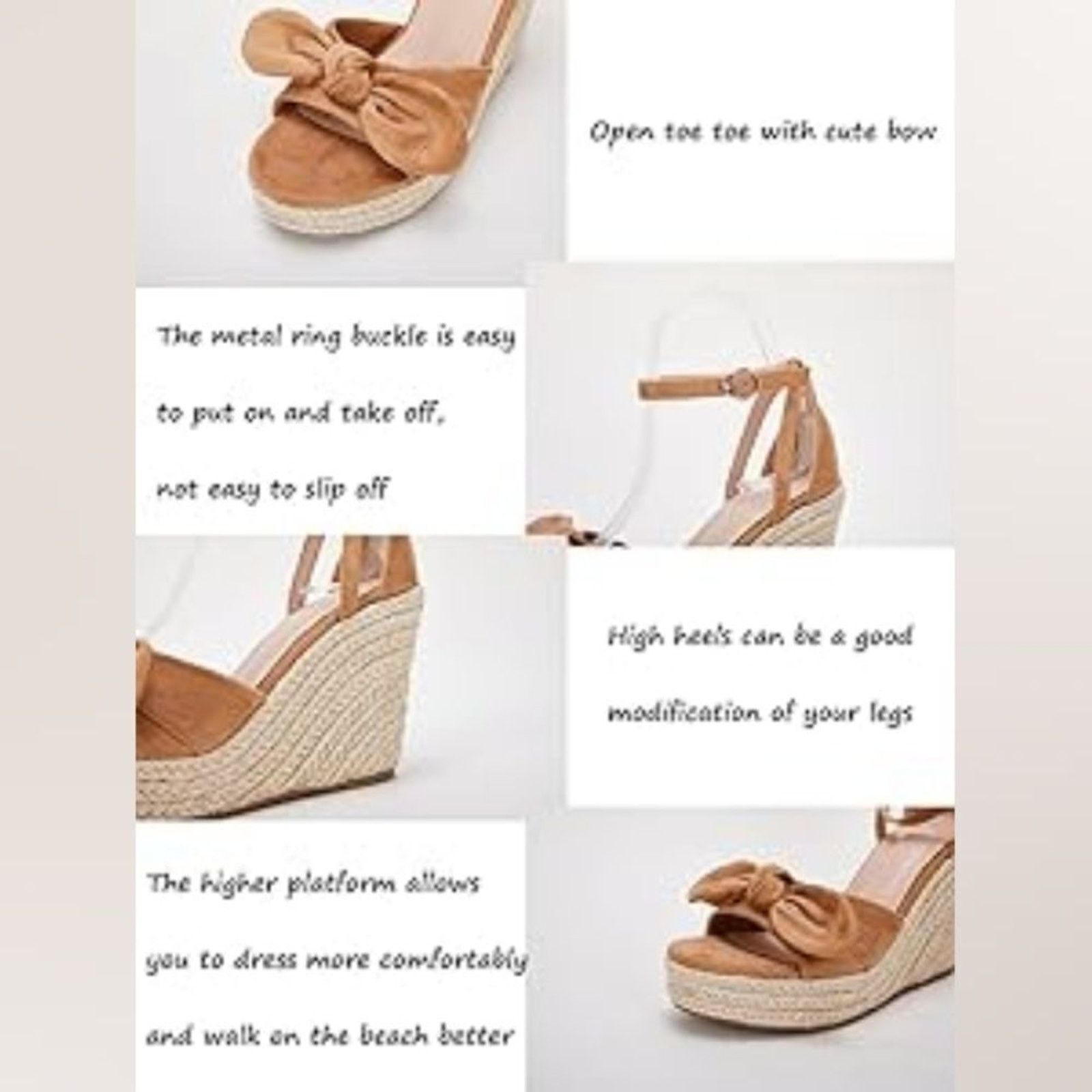 Other (32-3508) Rilista Womens Wedge Platform Sz 10 Size US 10 / IT 40 - 8 Thumbnail