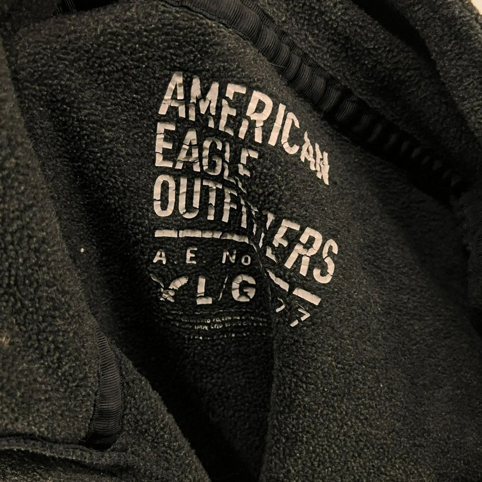 American Eagle Outfitters American Eagle Fleece Pullover 1/4 Zip Charcoal Grey XL Size US XL / EU 56 / 4 - 8 Thumbnail