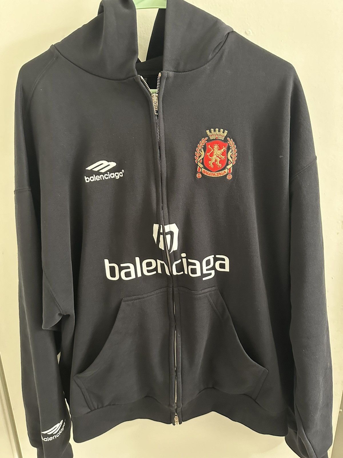 Balenciaga Balenciaga Paris Soccer Hoodie | Grailed