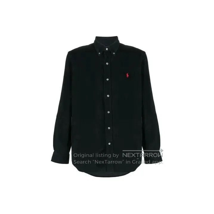 Polo Ralph Lauren Polo Ralph Lauren FW22 Solid Logo Collar Long Sleeve Shirt. Size US M / EU 48-50 / 2 - 1 Thumbnail