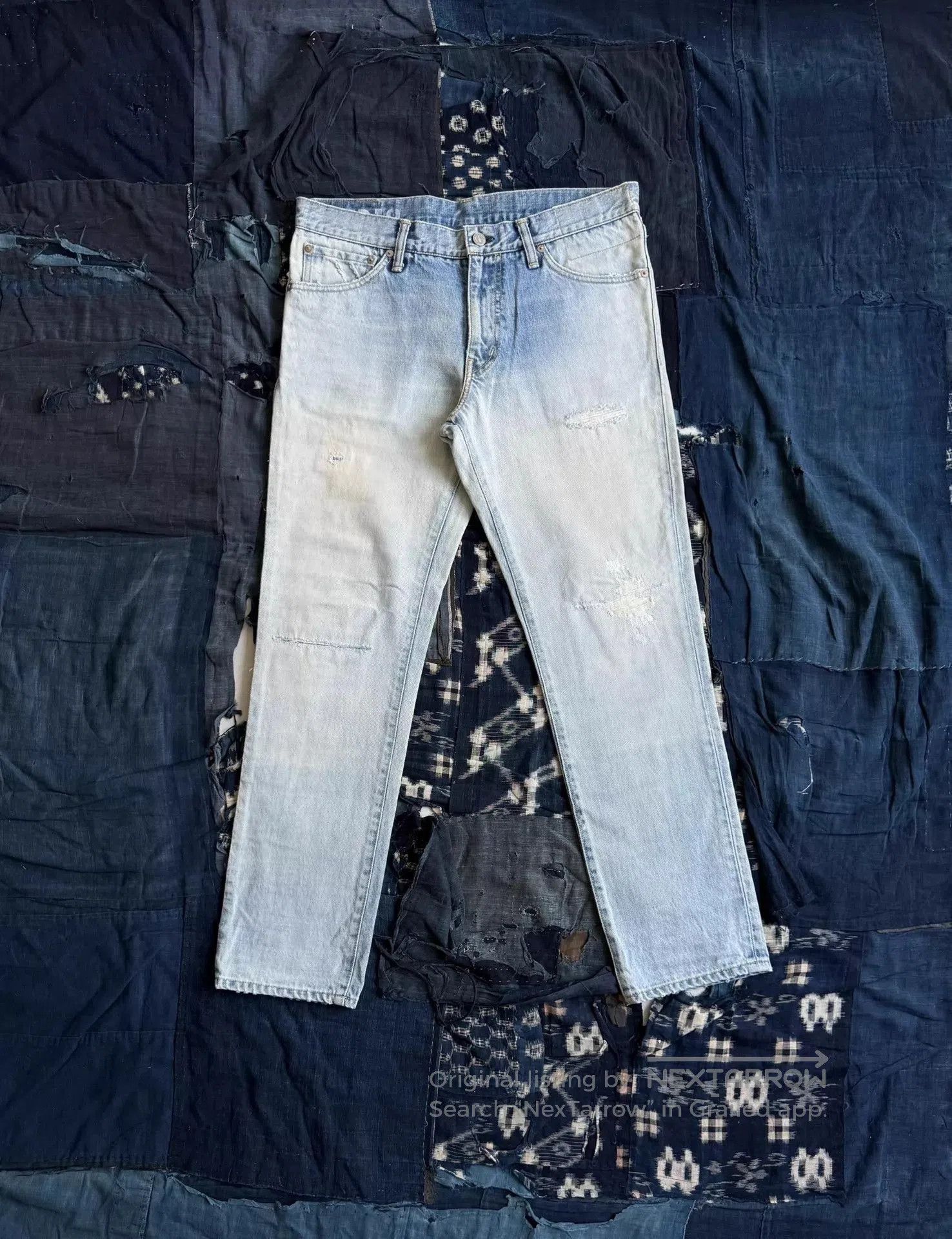 Visvim Distressed Blue Denim Jeans Size 30. Size US 30 / EU 46 - 1 Thumbnail