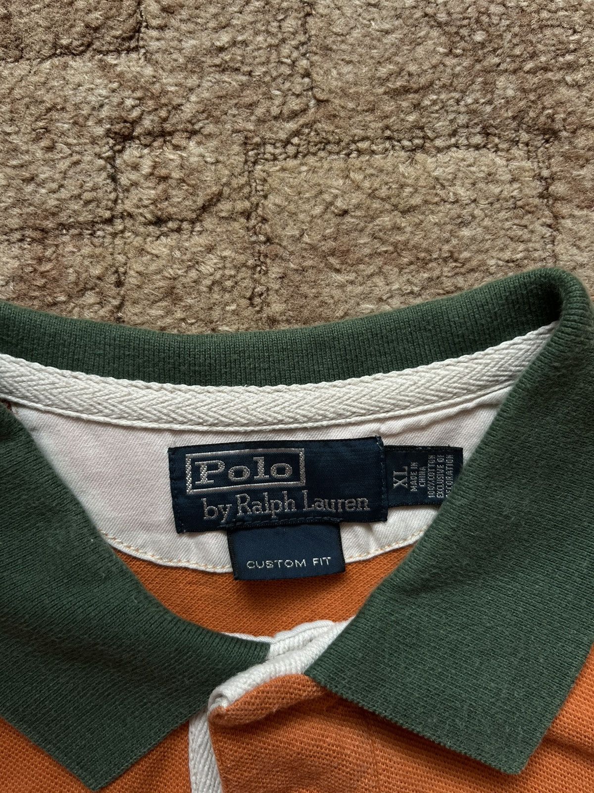 Polo Ralph Lauren Vintage Polo Ralph Lauren #3 Big Logo Orange Tee Chief Kief Size US XL / EU 56 / 4 - 3 Thumbnail