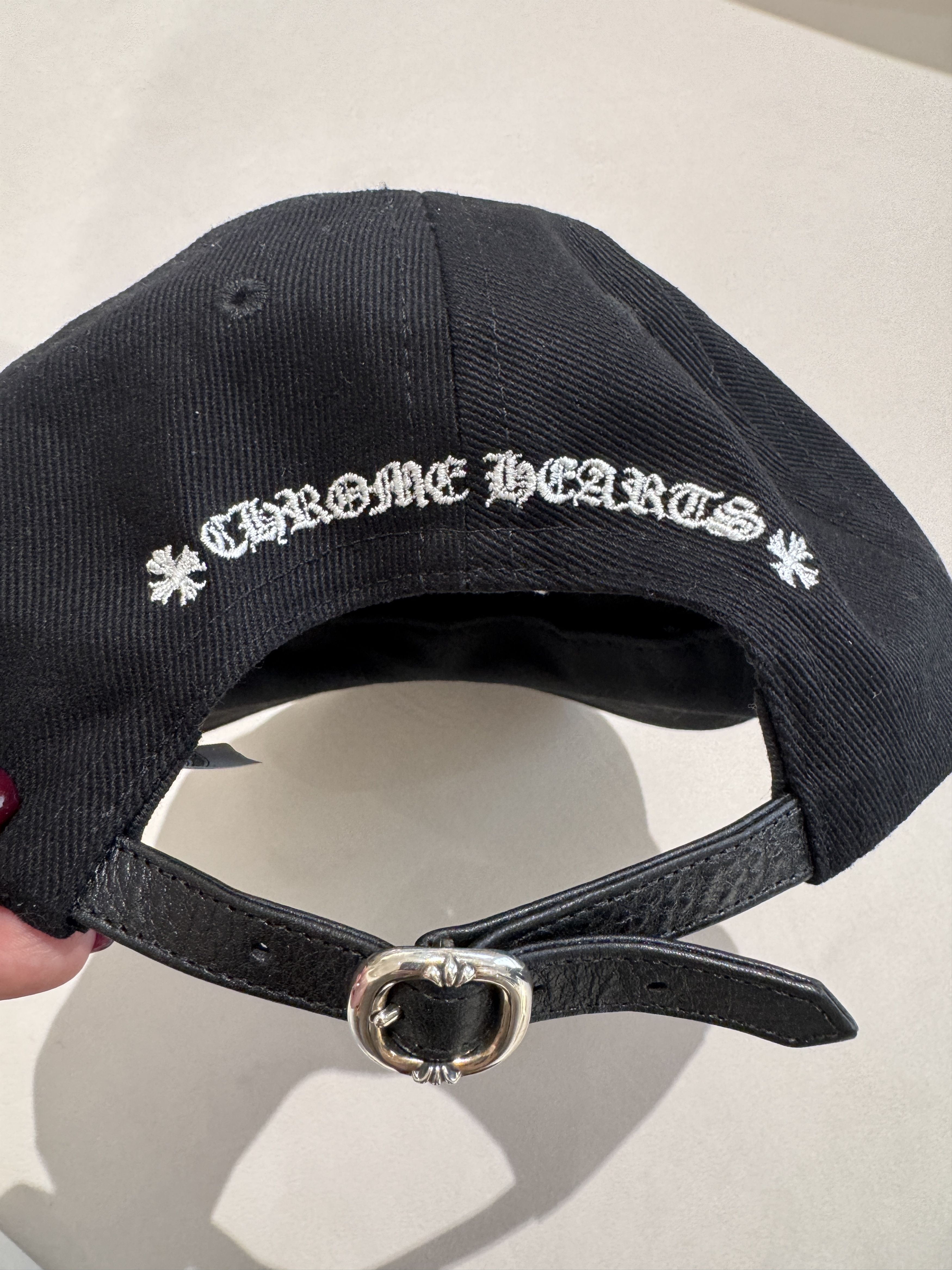 Chrome Hearts Chrome Hearts Matty Boy Chomper Embroidered Black Cap Size ONE SIZE - 6 Thumbnail