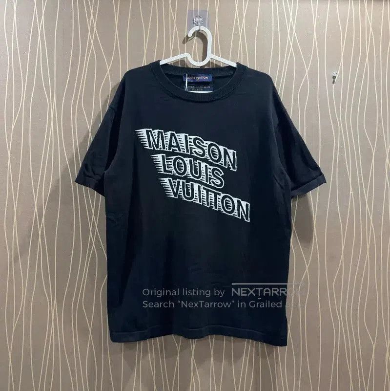 Louis Vuitton Louis Vuitton Black Cotton T-shirt for Men . Size US L / EU 52-54 / 3 - 1 Thumbnail