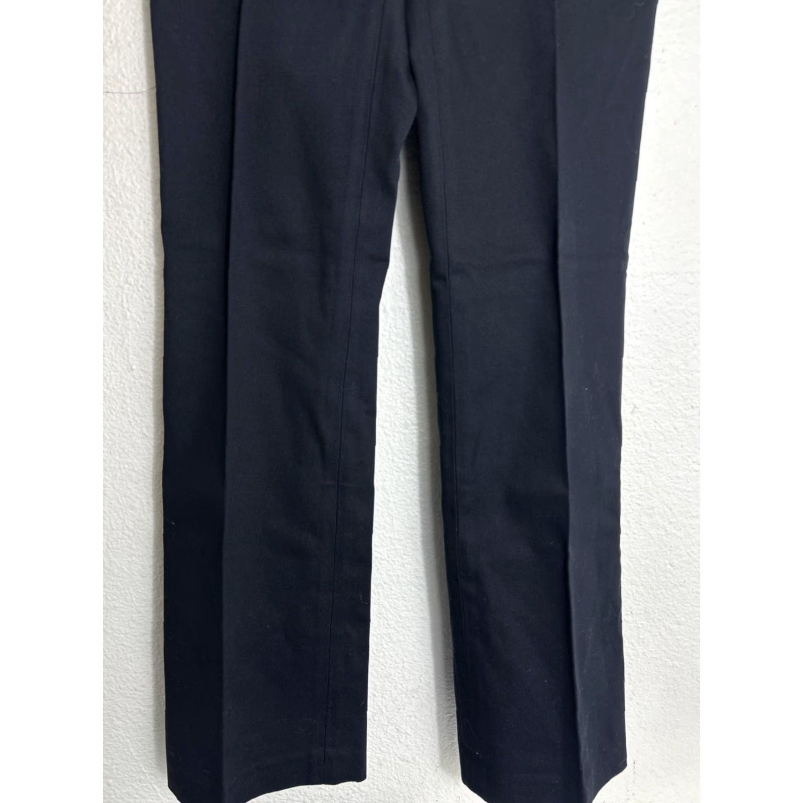 Banana Republic Brand New With Tags Banana Republic Martin Fit Black Pants 4 Tall 30x34 Bootcut Womens Dress Pants Stretch Cotton Blend Zip Closure Flat Front Size 27" / US 4 / IT 40 - 2 Thumbnail