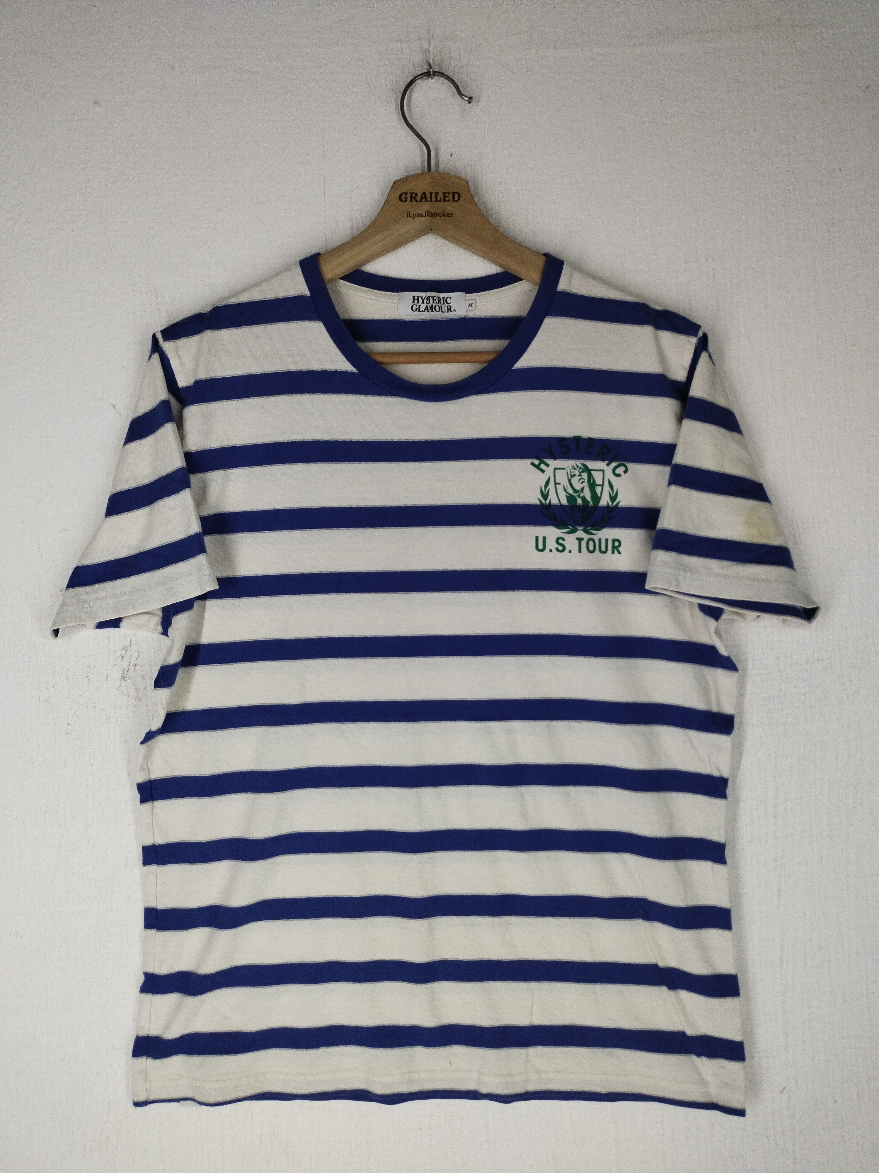 Hysteric Glamour Hysteric Glamour U.S Tour Hysteric Stripe Tee Size US M / EU 48-50 / 2 - 1 Thumbnail