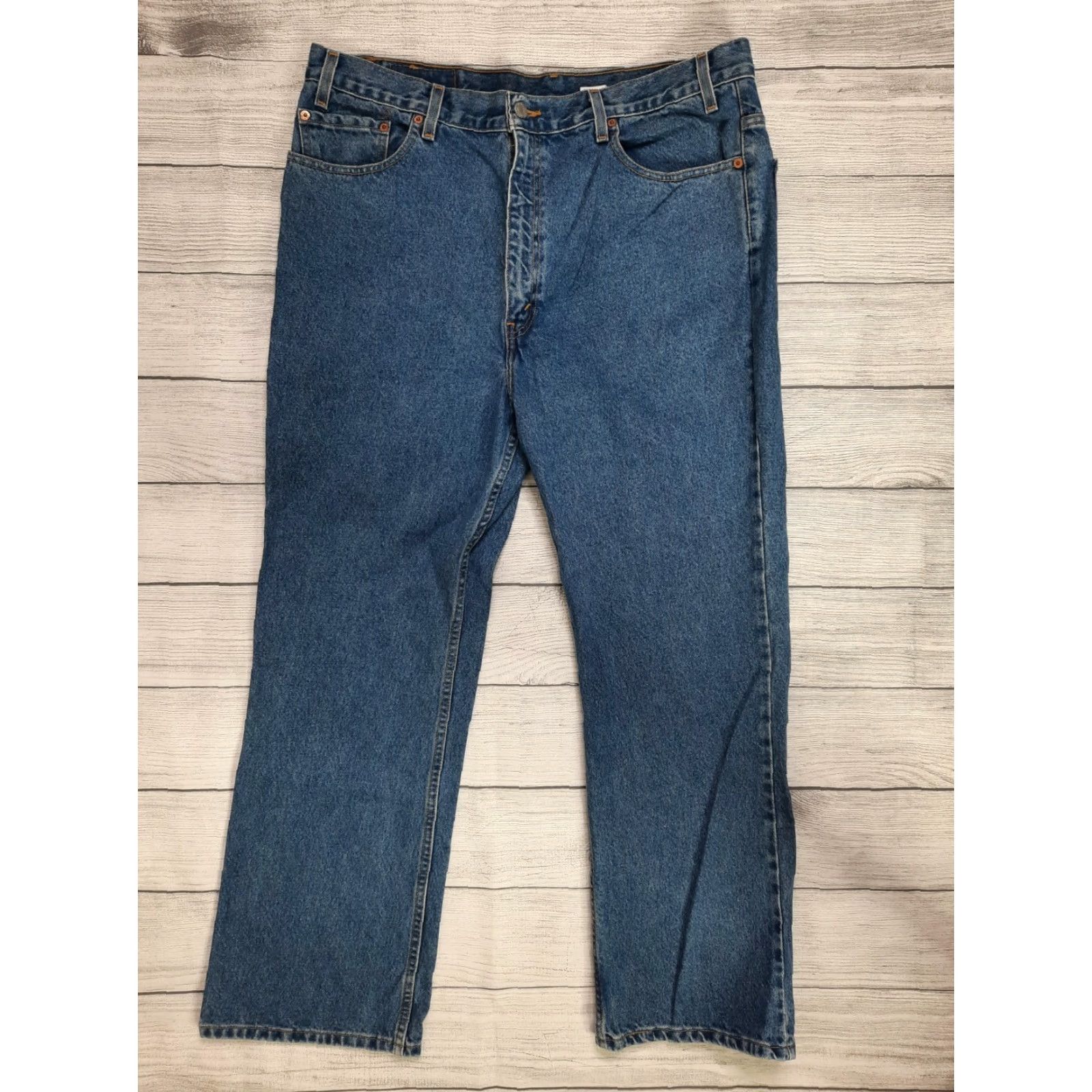 Levi's VINTAGE Levi's 517 Jeans Bootcut Men 40 x 30 Blue Denim Medium Wash 90s V2M Size US 40 / EU 56 - 4 Thumbnail