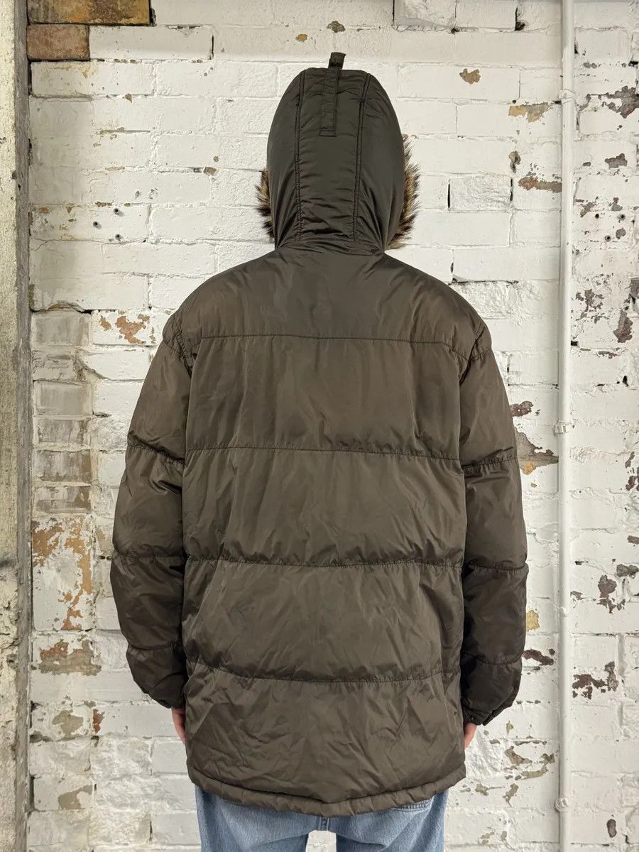 Prada AW2006 Prada Khaki Green Fur Hooded Puffer Jacket Size US L / EU 52-54 / 3 - 2 Thumbnail