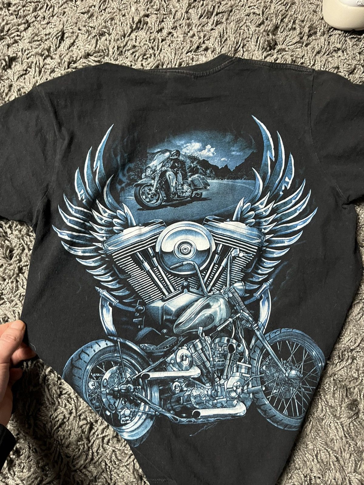Band Tees Vintage Caballo Husky Biker Graphic T-Shirt Glow In The Dark Size US S / EU 44-46 / 1 - 5 Thumbnail