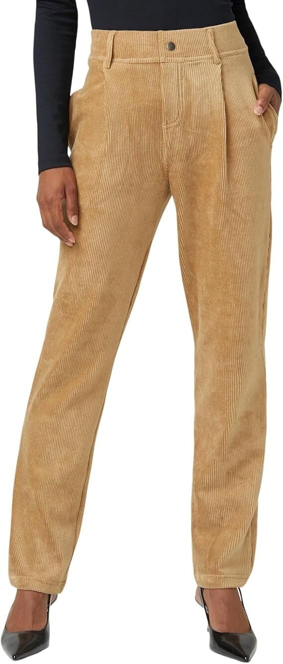HUE U24329 Corduroy Pants in Tiger's Eye ( S )