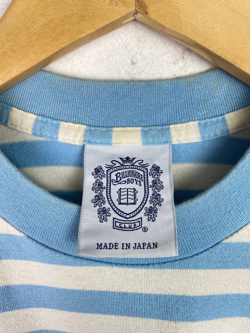 Billionaire Boys Club vintage billionaire boys club striped tee nice design Size US L / EU 52-54 / 3 - 5 Thumbnail