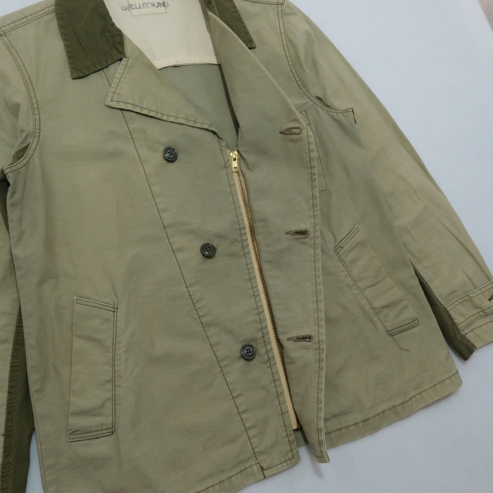 Junya Watanabe 90s Spellbound Asymmetric Patchwork Jacket Junya Watanabe Size US M / EU 48-50 / 2 - 9 Thumbnail