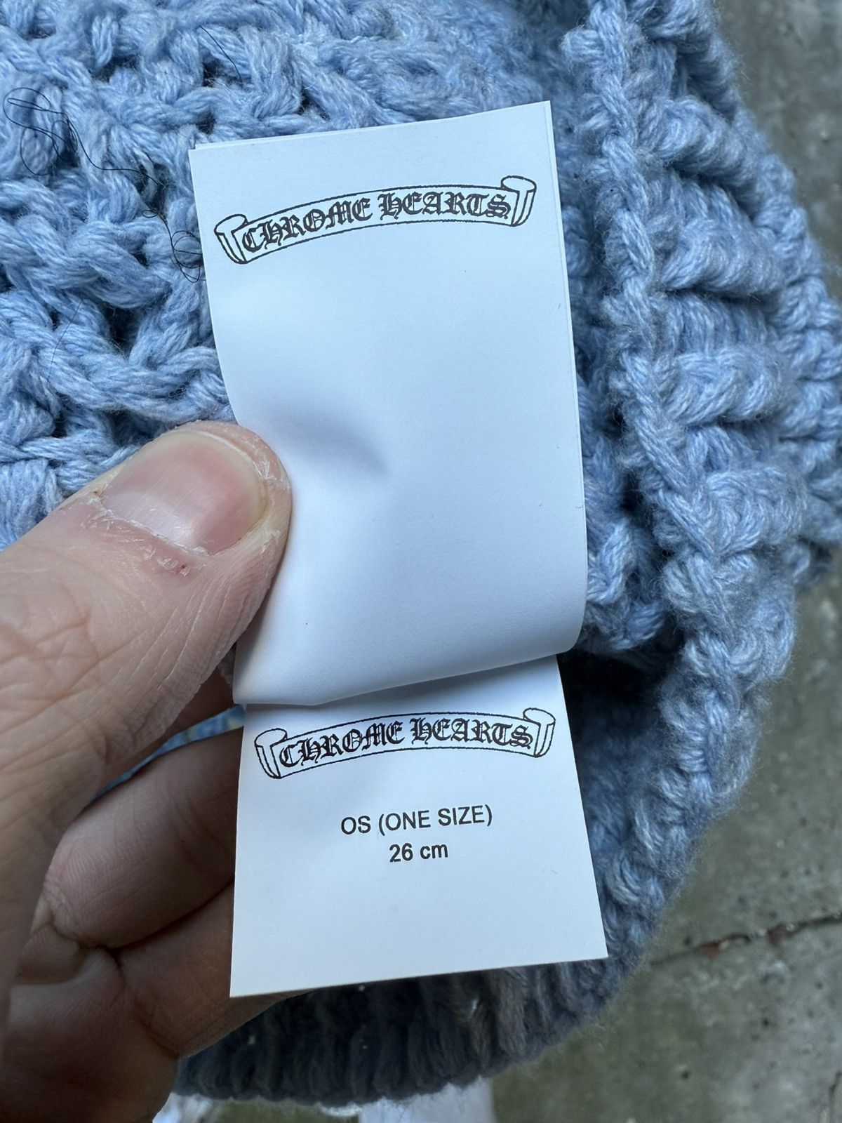 Chrome Hearts Chrome Hearts Baby Blue Star Patches Beanie Size ONE SIZE - 5 Thumbnail