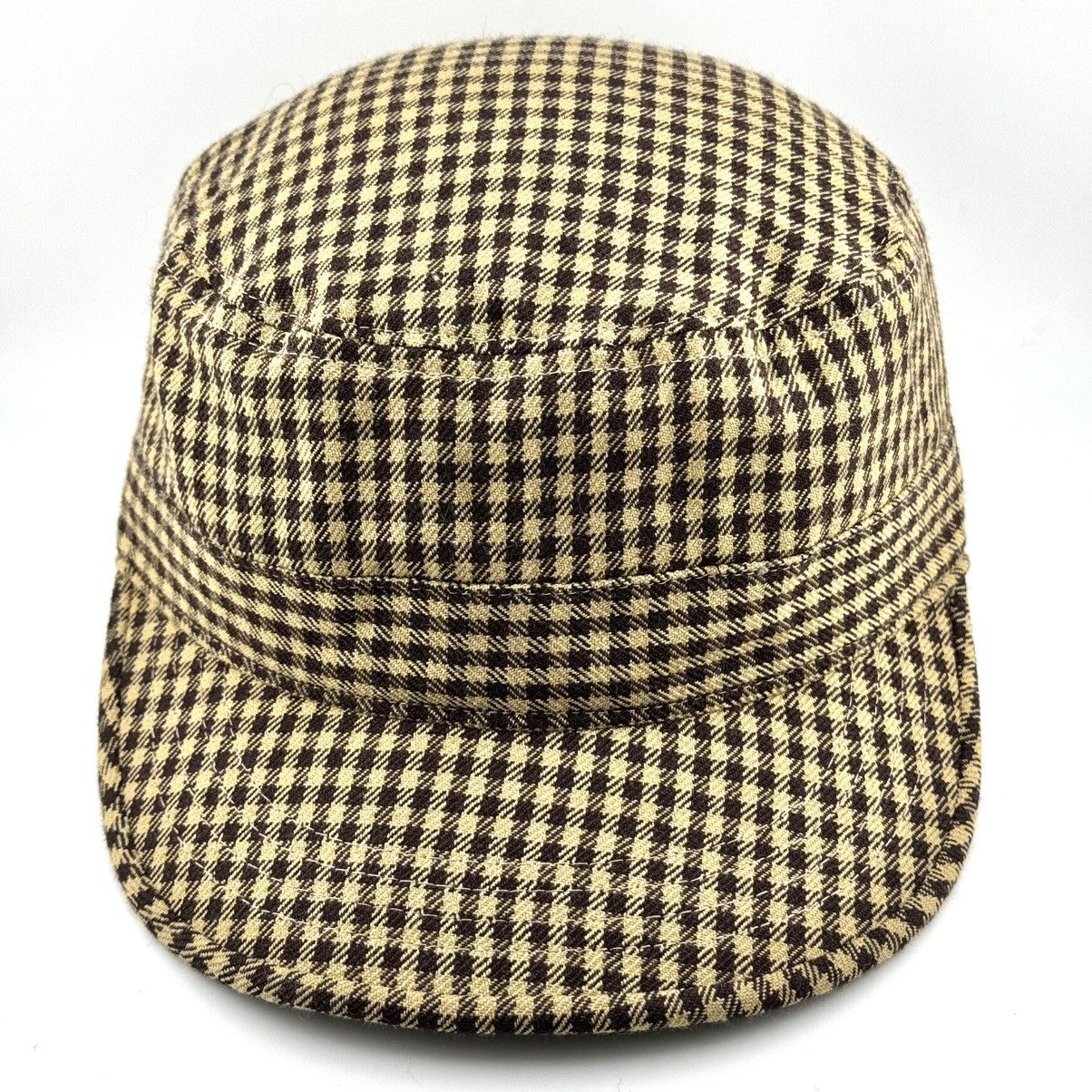 CA4LA Vintage Y2K CA4LA Checkered Wool Cap - Japanese Brand Size ONE SIZE - 3 Thumbnail
