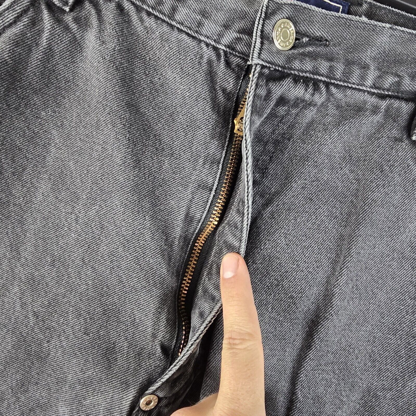 Phat Farm Vintage Phat Farm Black Jeans Mens 40x28 Baggy Skater Y2K Size US 40 / EU 56 - 7 Thumbnail