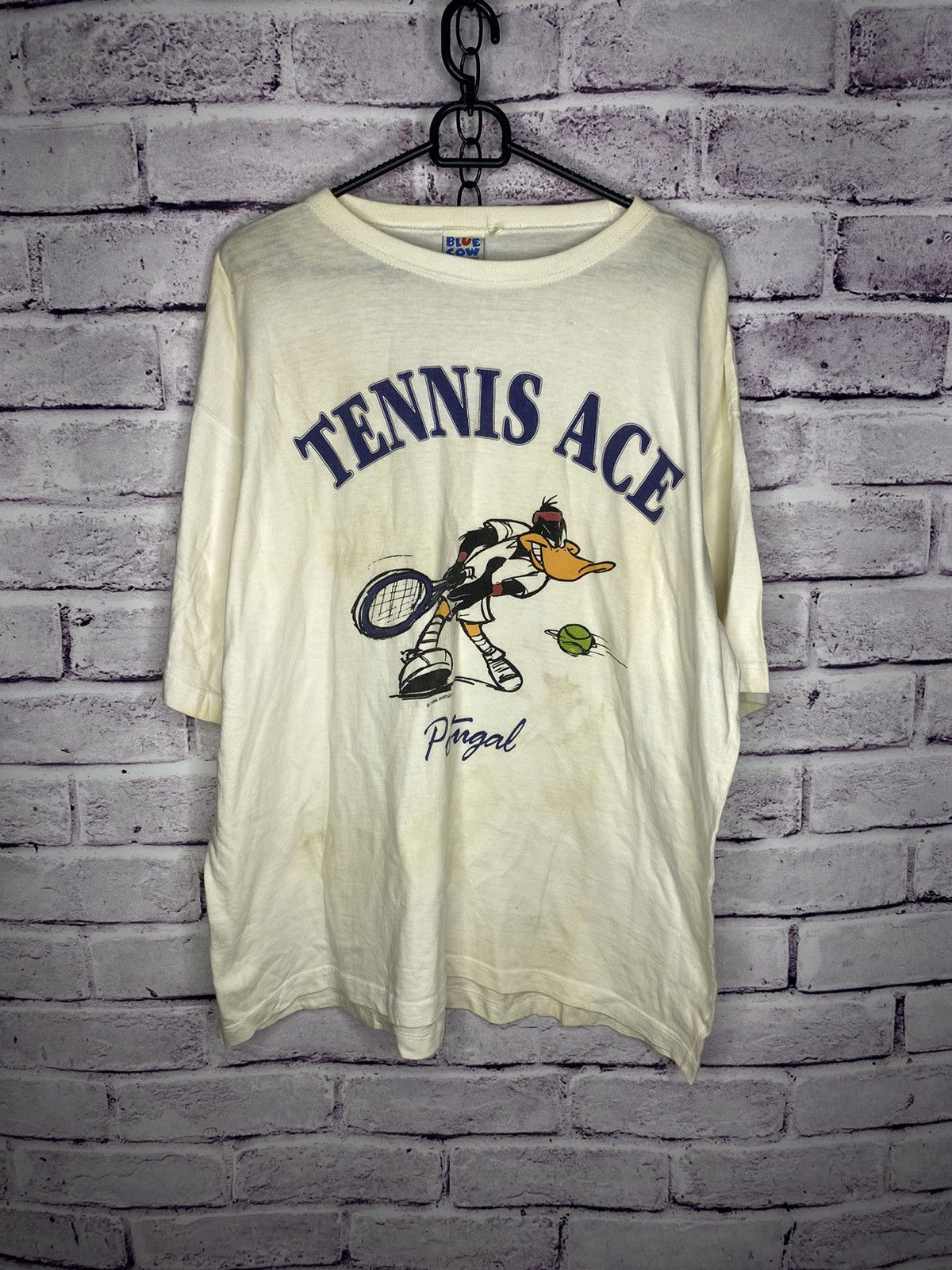 Cartoon Network Warner Bros Distressed Overprint Logo Tee Portugal Size US XL / EU 56 / 4 - 1 Thumbnail