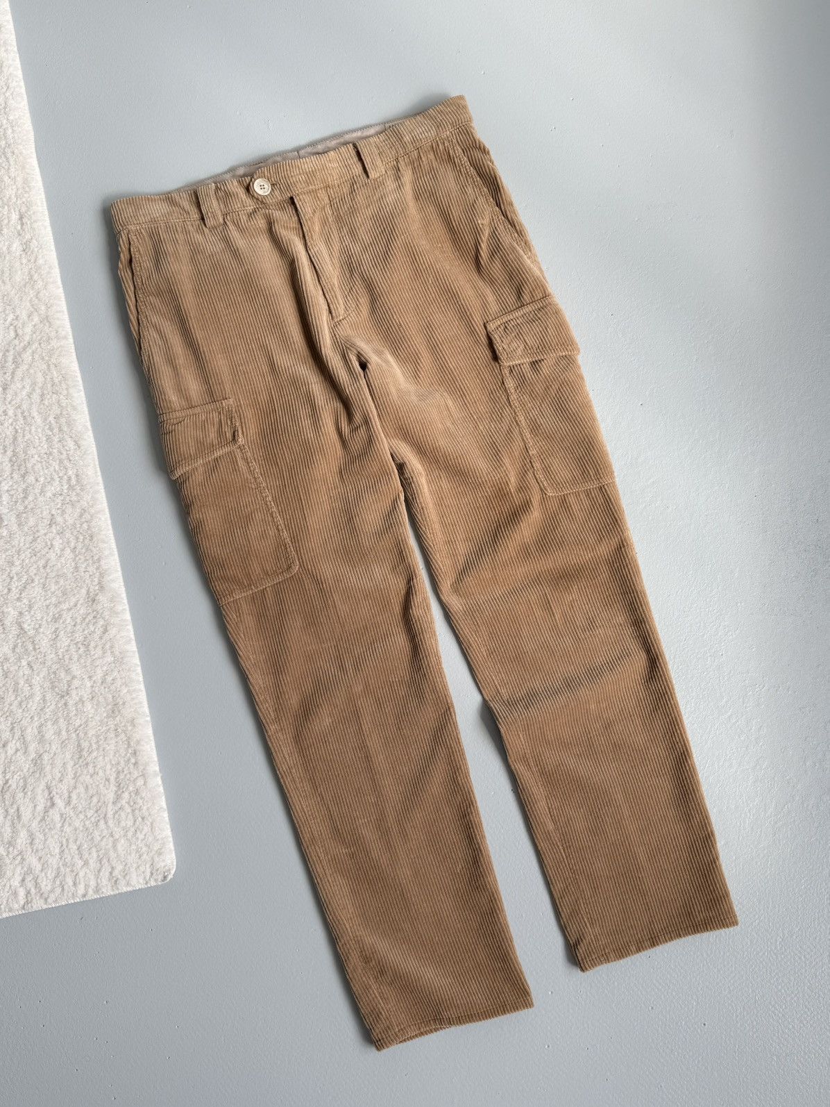 Brunello Cucinelli Brunello Cucinelli Corduroy Leisure Fit Cargo Pants Size US 32 / EU 48 - 9 Thumbnail