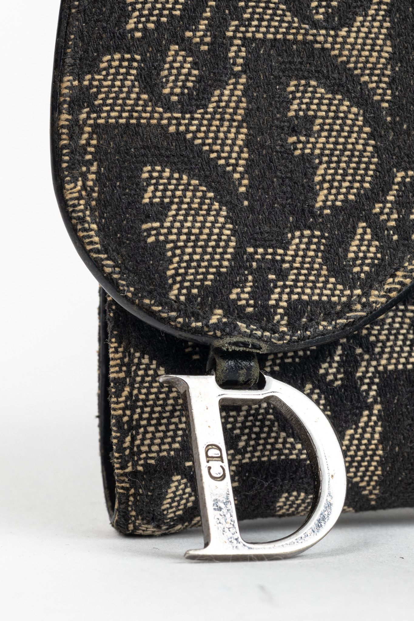 Dior Christian Dior Saddle Noir Logo-Monogram Canvas Wallet Size ONE SIZE - 5 Thumbnail