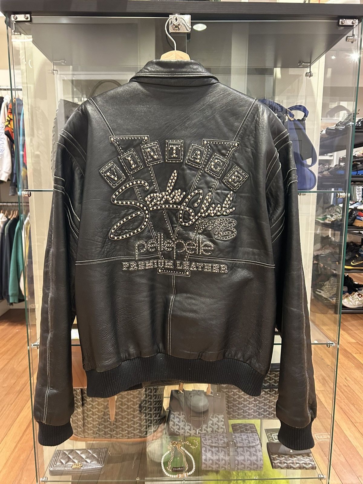 Pelle Pelle Pelle Pelle Vintage Soda Club Leather Jacket Size US L / EU 52-54 / 3 - 2 Thumbnail