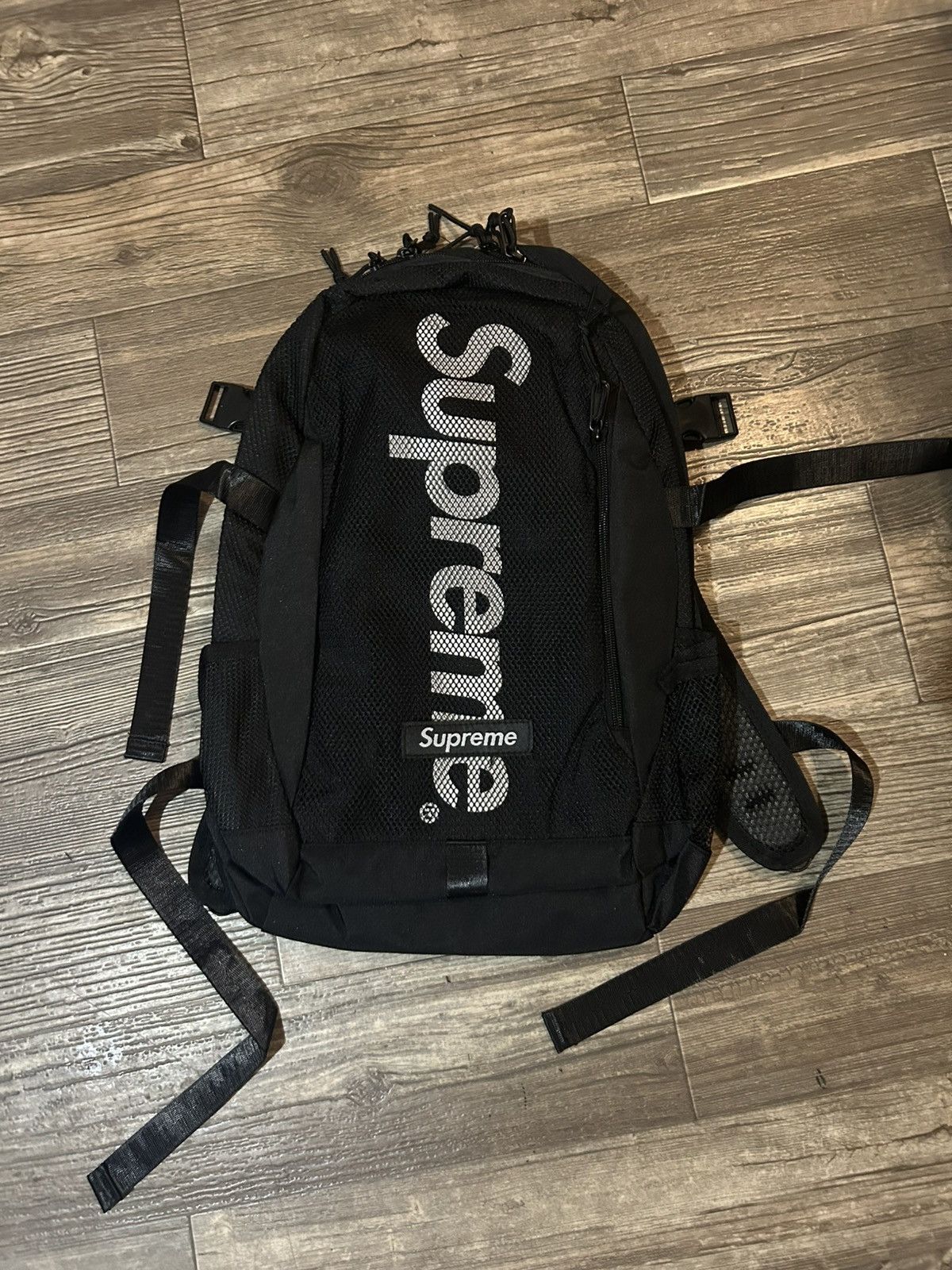 Supreme ×JUNYA WATANABE Backpack バックパック黒 Supreme JUNYA WATANABE COMME des GARCONS MAN Patchwork
