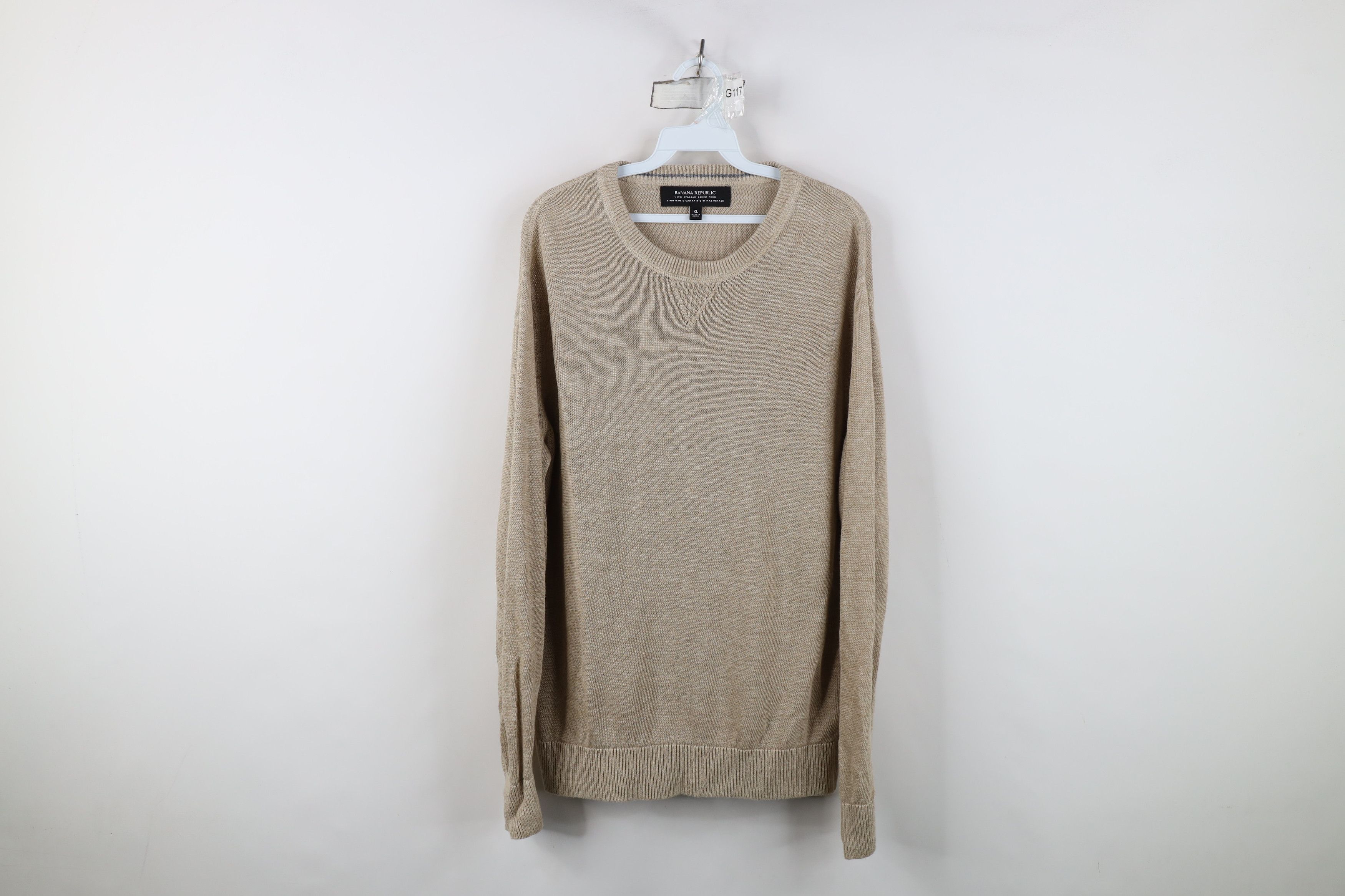 Banana Republic Banana Republic E Canapificio Nazionale Knit Sweater Size US XL / EU 56 / 4 - 1 Thumbnail