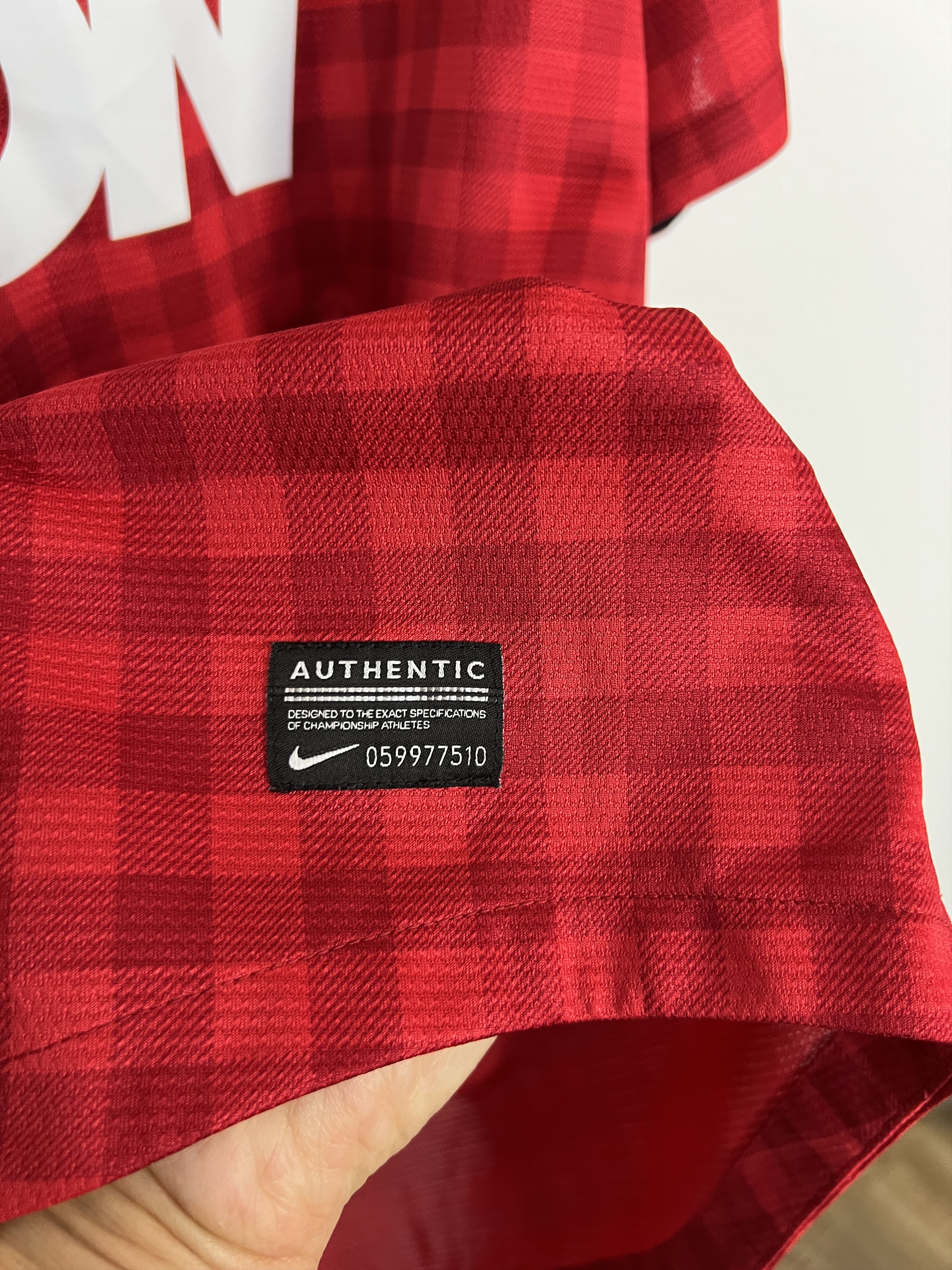 Nike Manchester United Home football shirt 2012 Soccer Nike Size US XXL / EU 58 / 5 - 4 Thumbnail