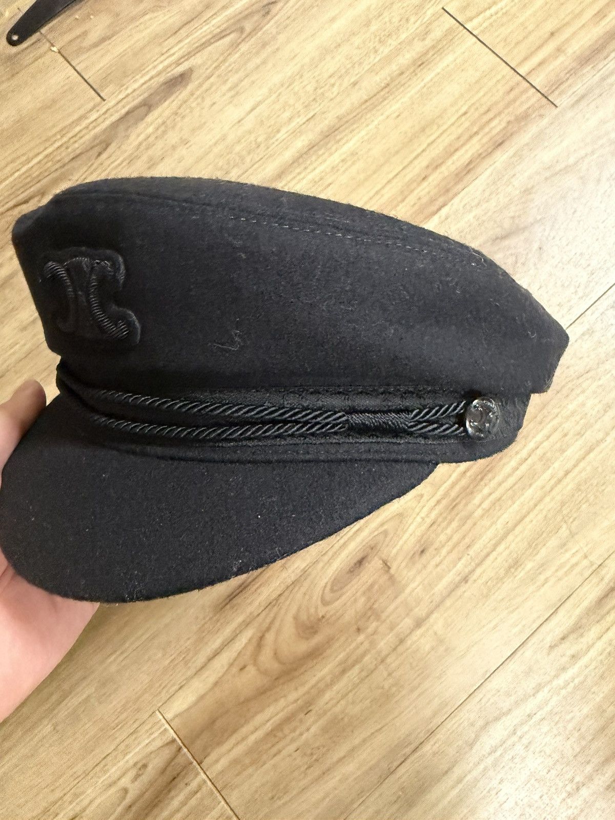 Celine Celine 23FW wiltern navy sailor cap sz59 Size ONE SIZE - 7 Thumbnail