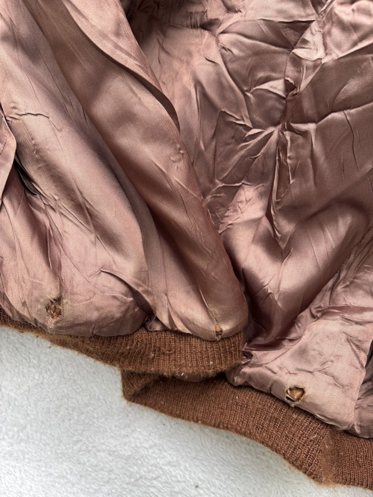 Golden Bear 1980s Golden Bear Cognac Bomber Leather Jacket Size US XL / EU 56 / 4 - 22 Thumbnail