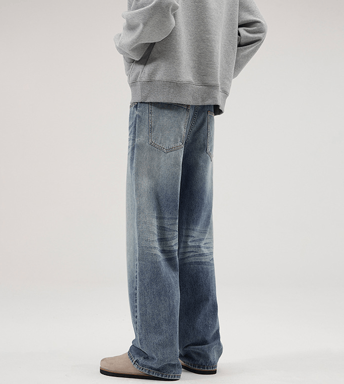 Japanese Brand × Jean American cleanfit loose straight washed jeans Size US 32 / EU 48 - 5 Thumbnail