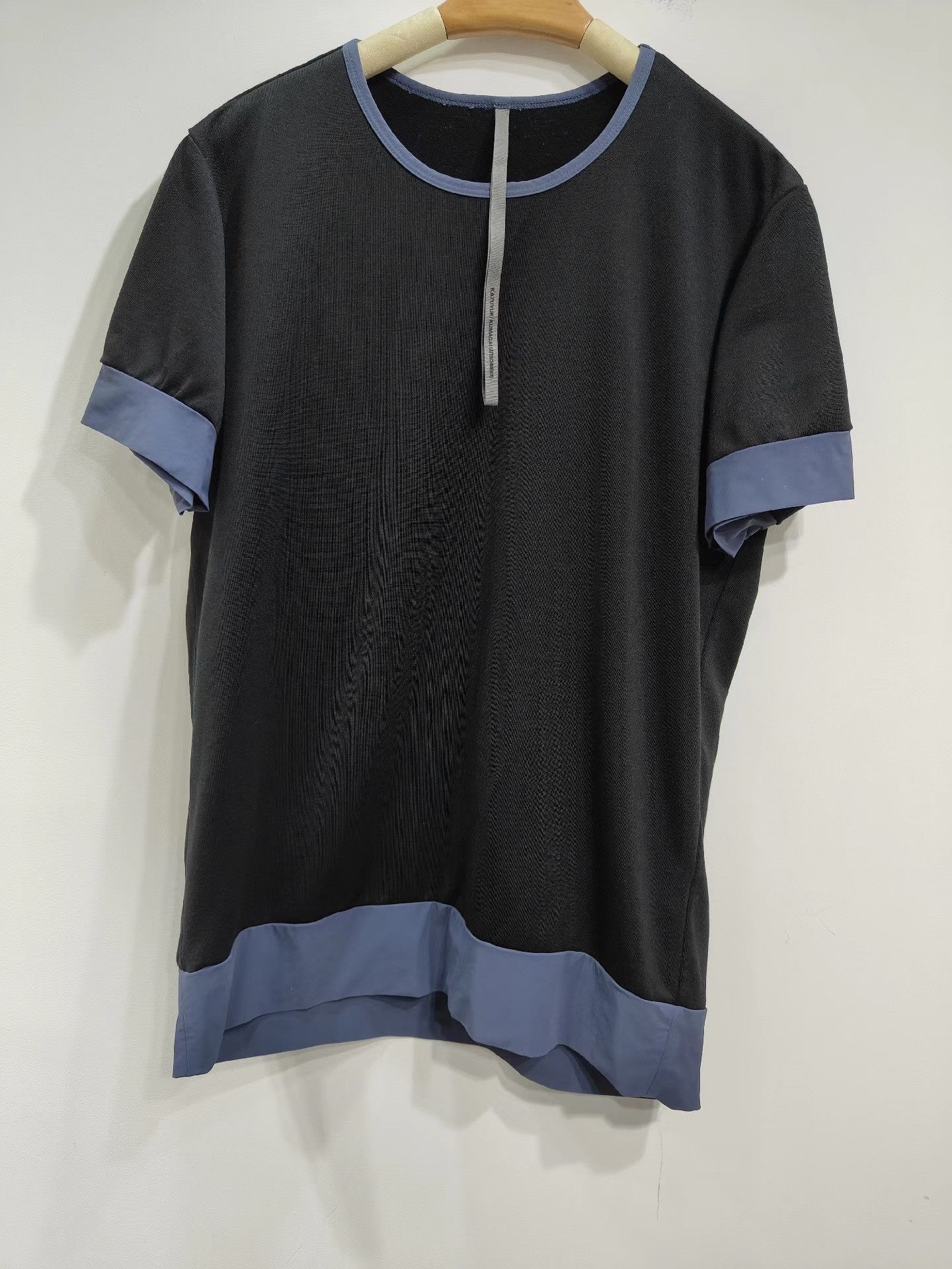Kazuyuki Kumagai Attachment KAZUYUKI KUMAGAI Men's Short Sleeve T-Shirt K29 Size US L / EU 52-54 / 3 - 2 Thumbnail