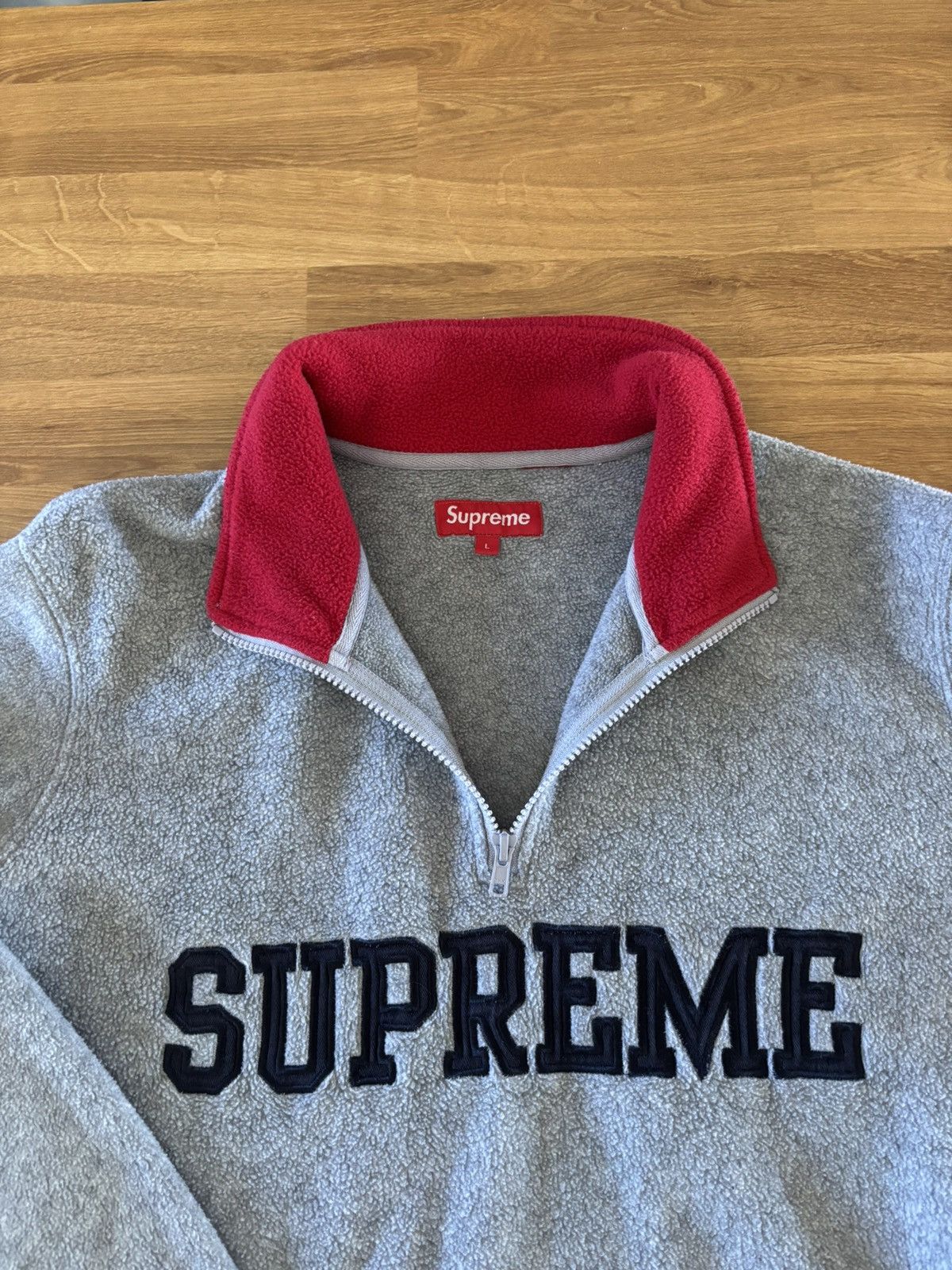 Supreme Supreme New York 2011 Polartec half zip Size US L / EU 52-54 / 3 - 5 Thumbnail
