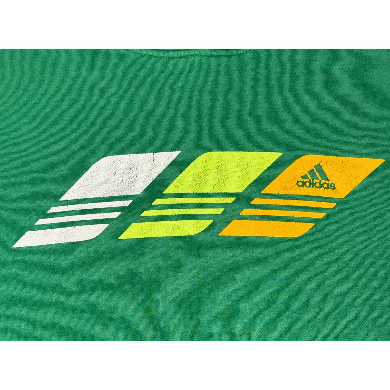 Adidas × Vintage Vintage Y2K Adidas Sample Pullover Hoodie Sweatshirt Medium Size US M / EU 48-50 / 2 - 4 Thumbnail