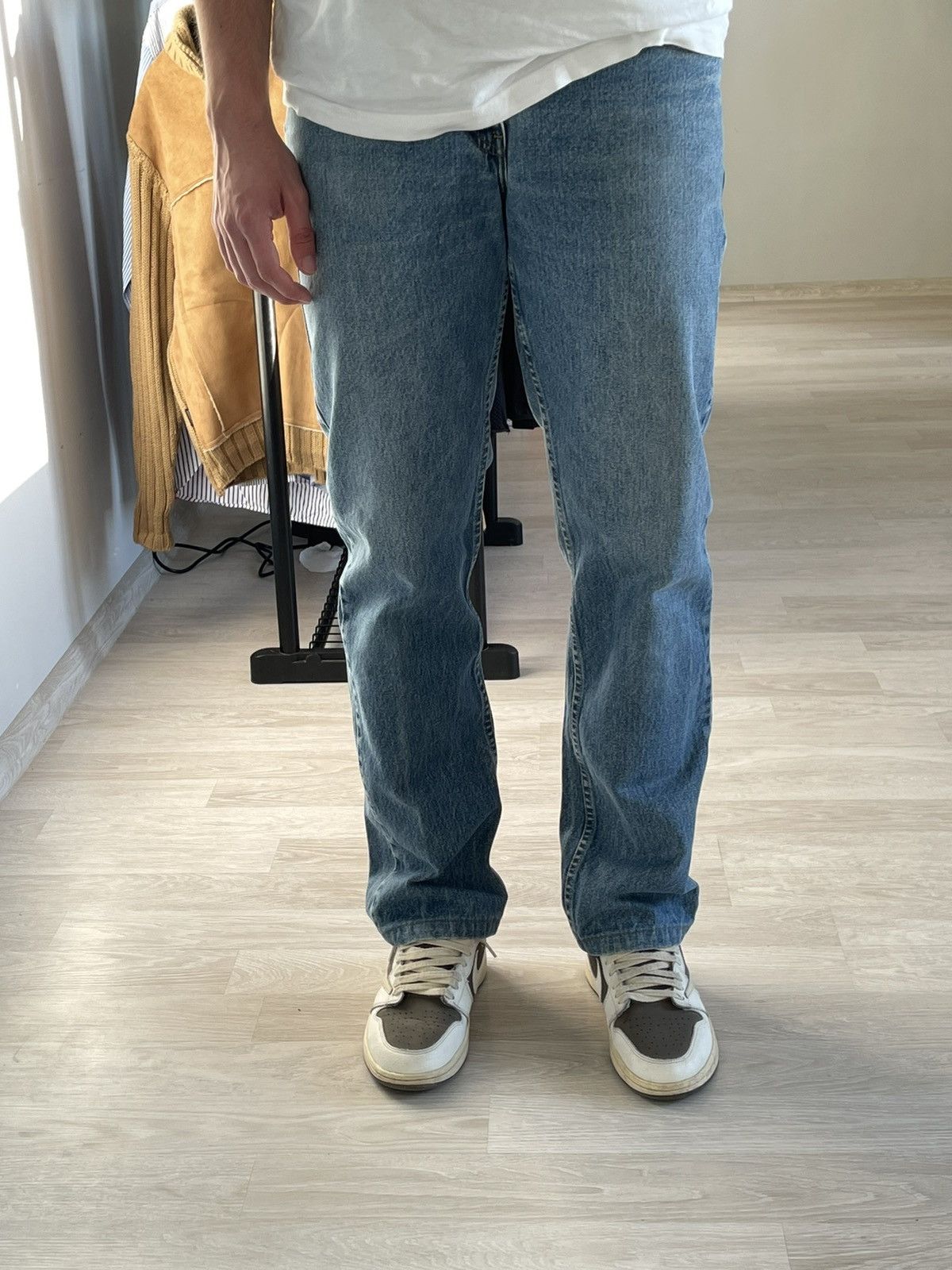 Levi's 90's Levi's 615 Vintage Light Wash Orange Tab Straight Jeans Size US 30 / EU 46 - 7 Thumbnail