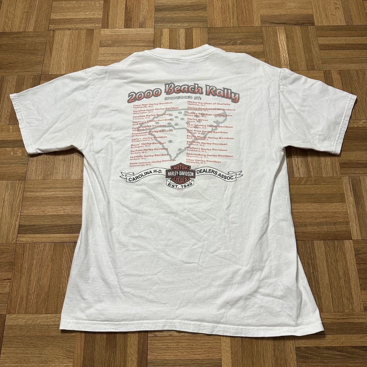 Harley Davidson Vintage Harley Davidson 2000 Beach Rally tee Size US L / EU 52-54 / 3 - 2 Thumbnail