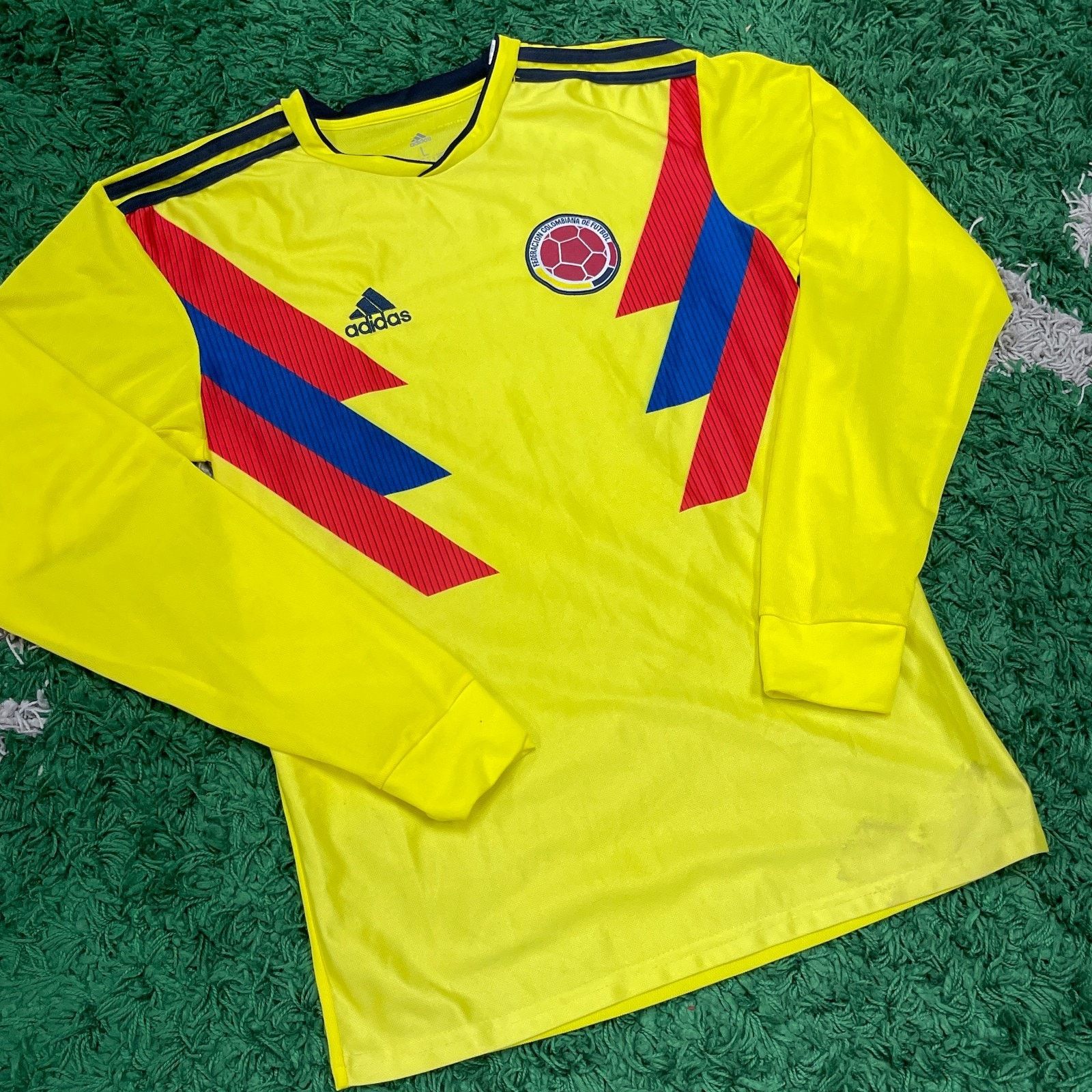 Adidas × Vintage Colombia 2018/2019 Adidas Home Football Soccer Jersey Size US L / EU 52-54 / 3 - 2 Thumbnail