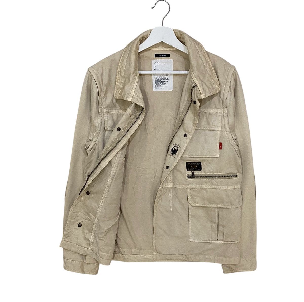 Wtaps 🔥VINTAGES WTAPS M-65 SPEC 201-205 FIELD SATIN JACKET ARMY Size US S / EU 44-46 / 1 - 8 Thumbnail