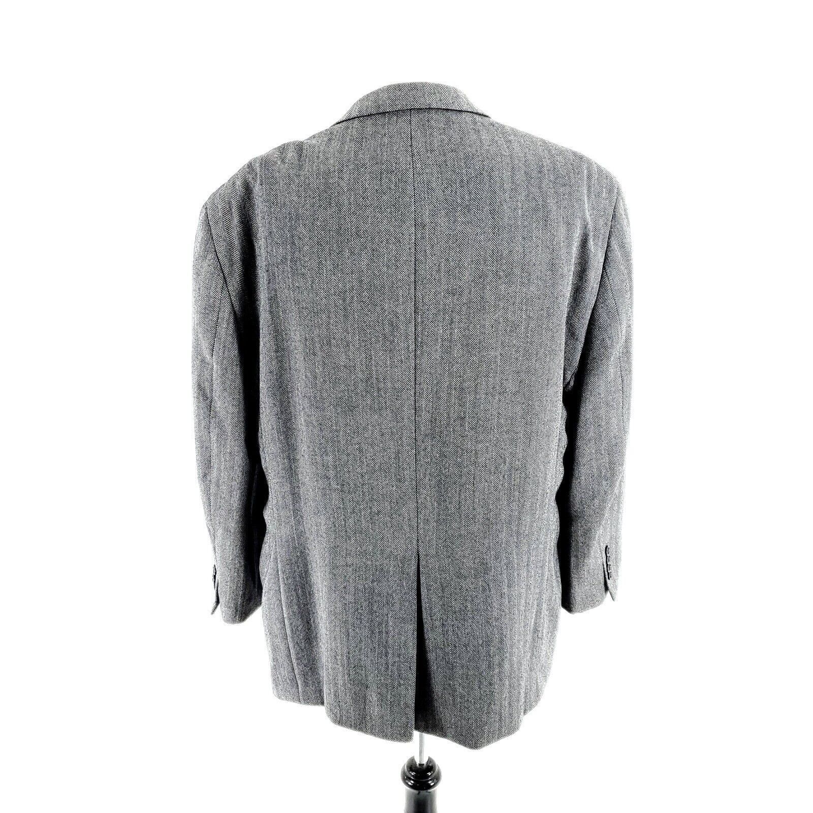 Joseph & Feiss Joseph & Feiss Gold Tweed Lambswool 2 Button Sport Coat 44R Size 44R - 5 Thumbnail