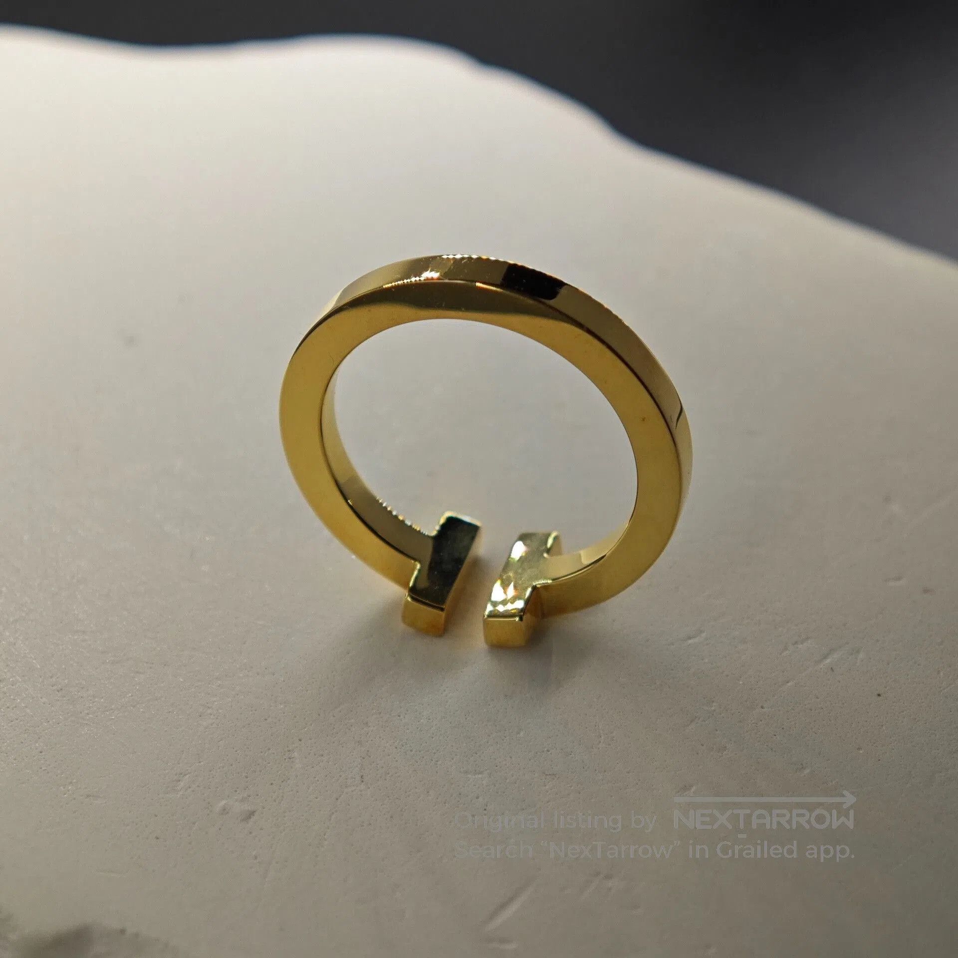 Tiffany & Co. Tiffany T Collection Wide Double T Ring. Size ONE SIZE - 5 Thumbnail