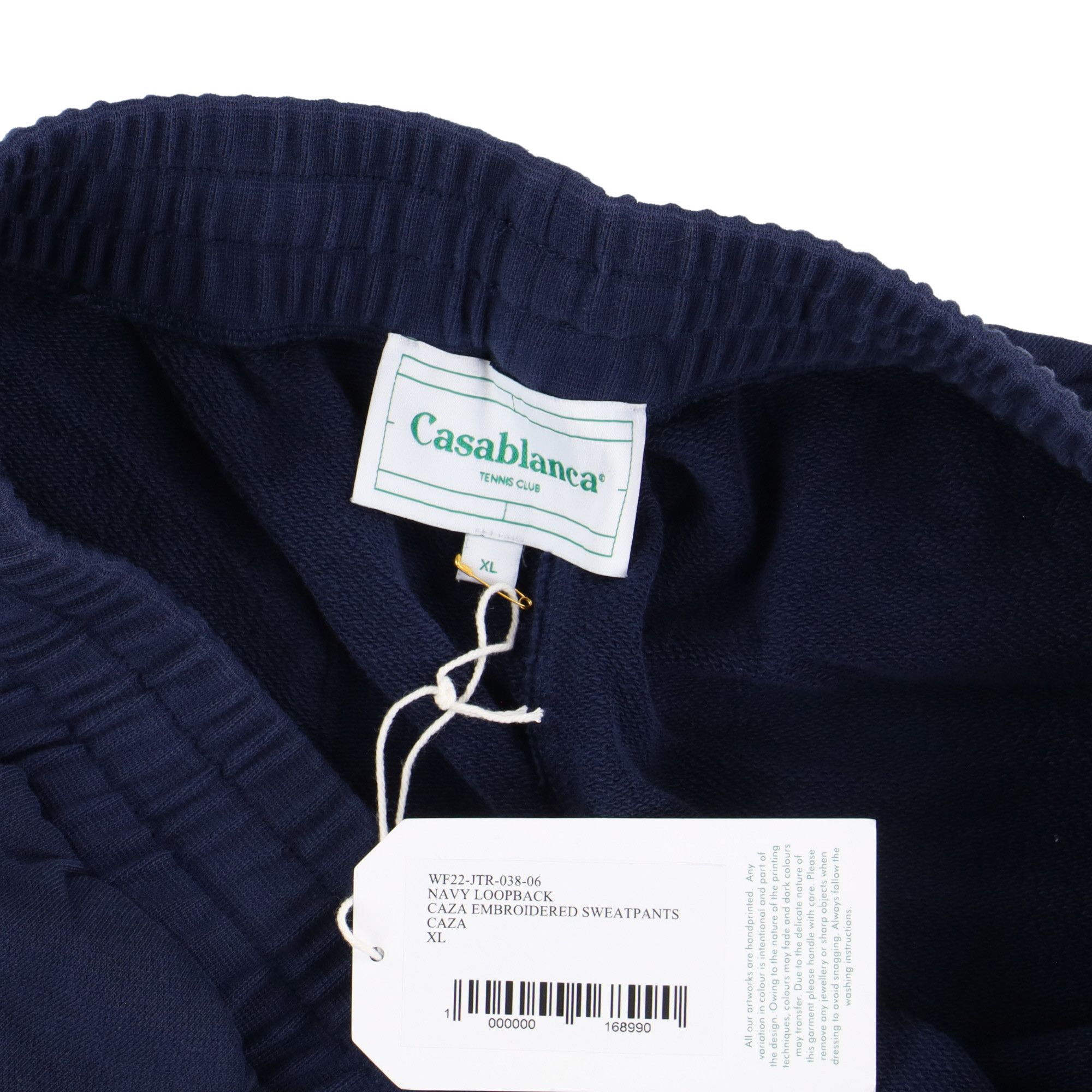 Casablanca Navy Caza Embroidered Logo Sweatpants Size US 36 / EU 52 - 5 Thumbnail
