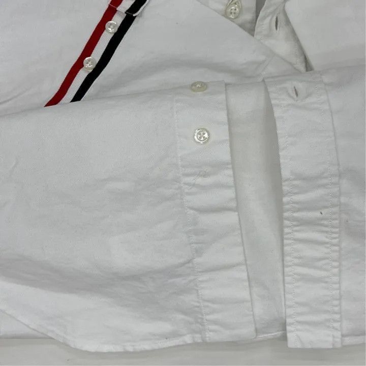 Thom Browne Thom Browne Short Sleeve RWB Stripe Shirt -2507 Size US S / EU 44-46 / 1 - 8 Thumbnail