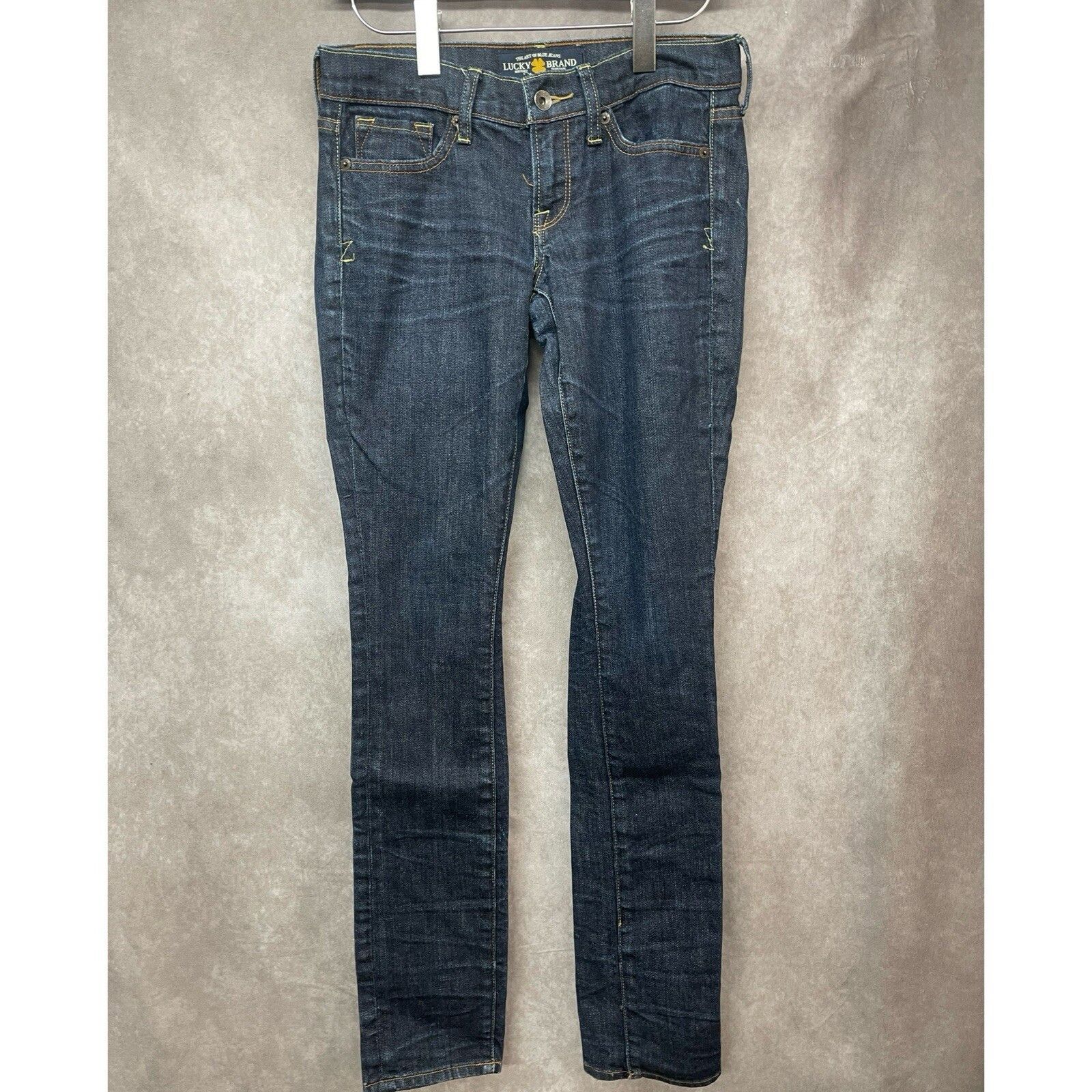 Lucky Brand Lucky Brand Women's Dark Blue Indigo Zoe Skinny Jeans Size 2 Size 25" / US 0 / IT 36 - 1 Thumbnail