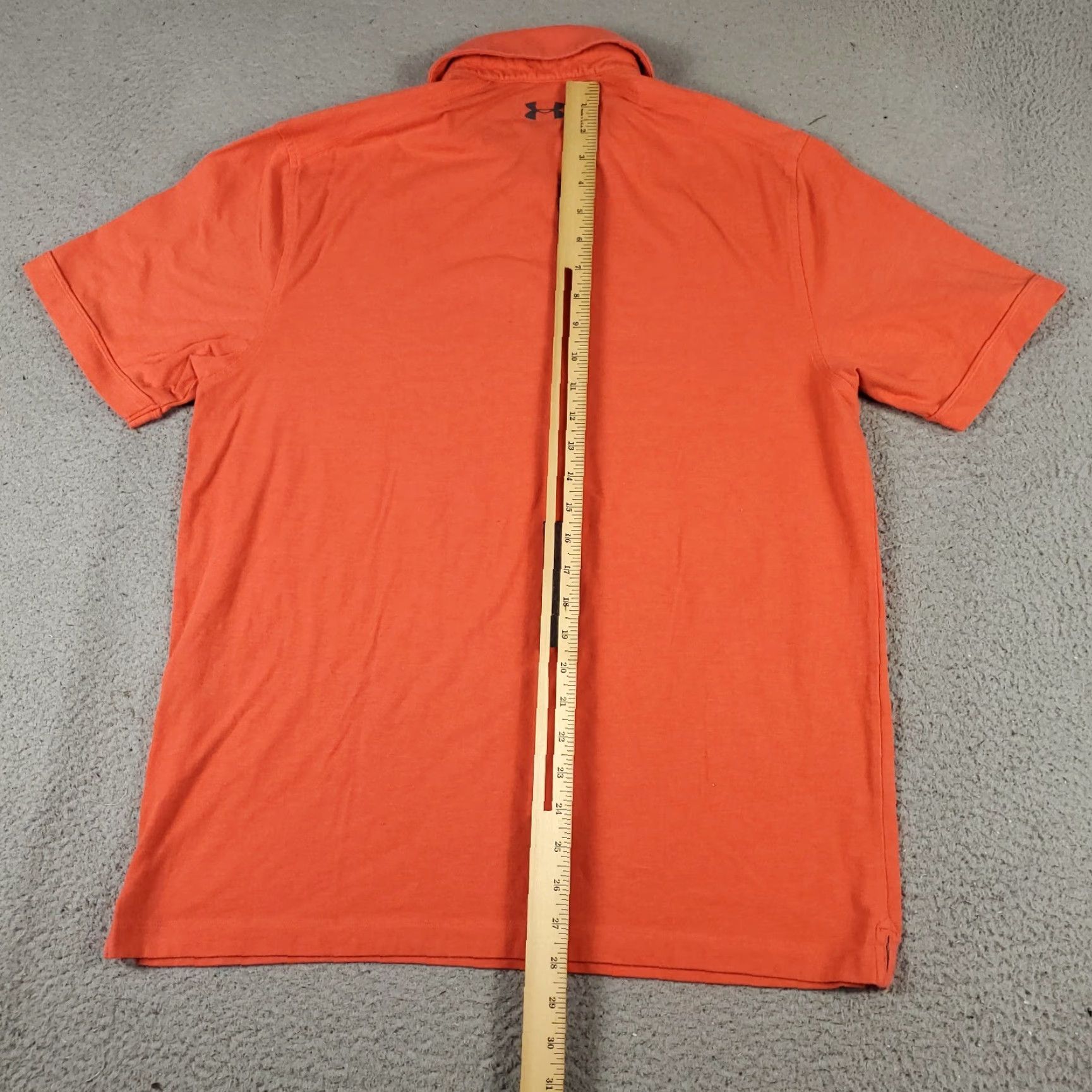 Under Armour Under Armour Polo Shirt Mens Size Large Orange Golf Casual Short Sleeve Size US L / EU 52-54 / 3 - 3 Thumbnail