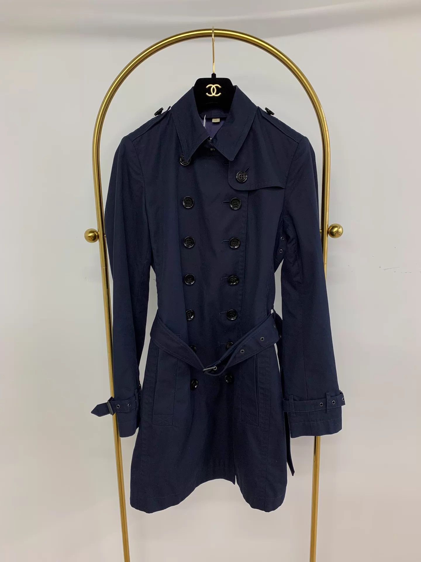 Burberry Burberry Navy Blue Classic Trench Coat UK6 New Size XS / US 0-2 / IT 36-38 - 1 Thumbnail