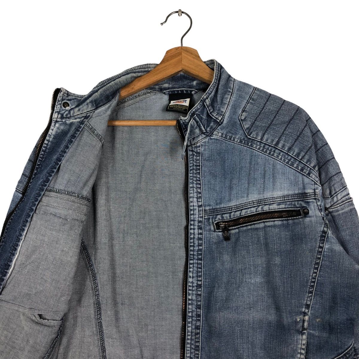 Japanese Brand 🔥Vintage Chore Denim Work Jacket Dickies Size US L / EU 52-54 / 3 - 12 Thumbnail