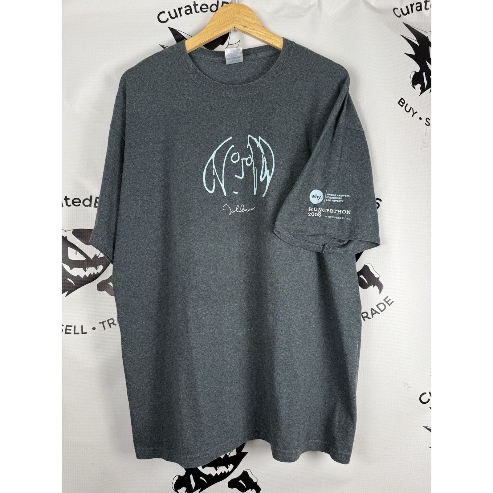 Vintage Vintage John Lennon Imagine Hungerthon XL Self Portrait Size US XL / EU 56 / 4 - 1 Thumbnail