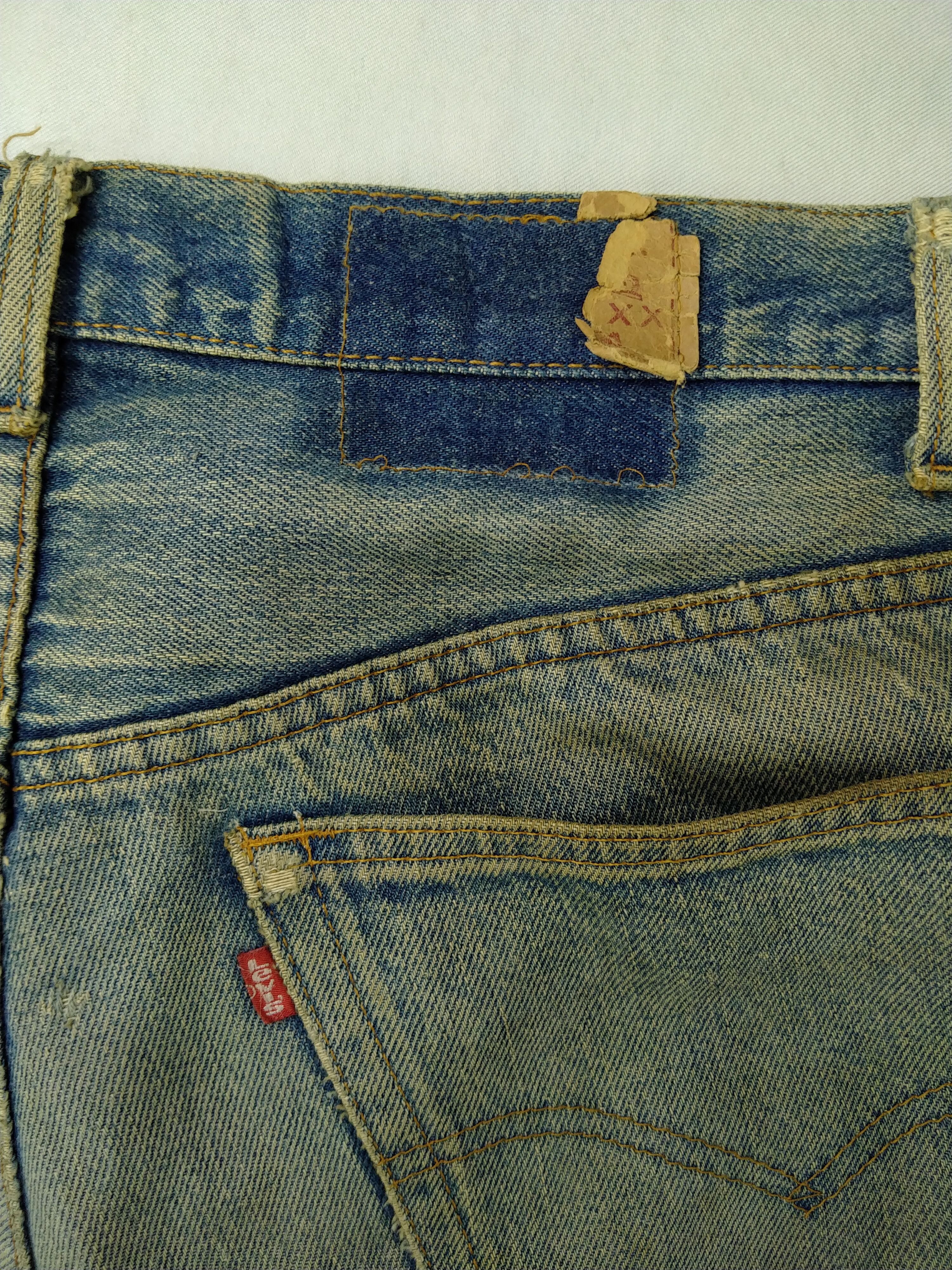 Levi's 80s Rusty Blue Vintage Levi's 501 Denim 36x29.5 -JN680 Size US 36 / EU 52 - 5 Thumbnail