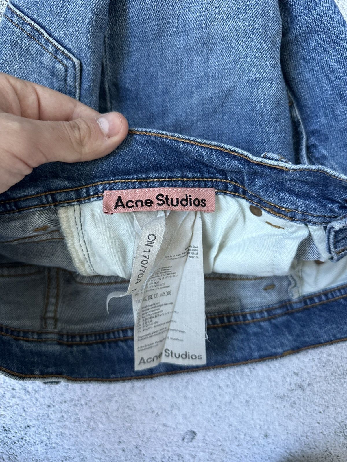 Acne Studios Acne Studios Slim Jeans Denim Blue Size US 28 / EU 44 - 12 Thumbnail