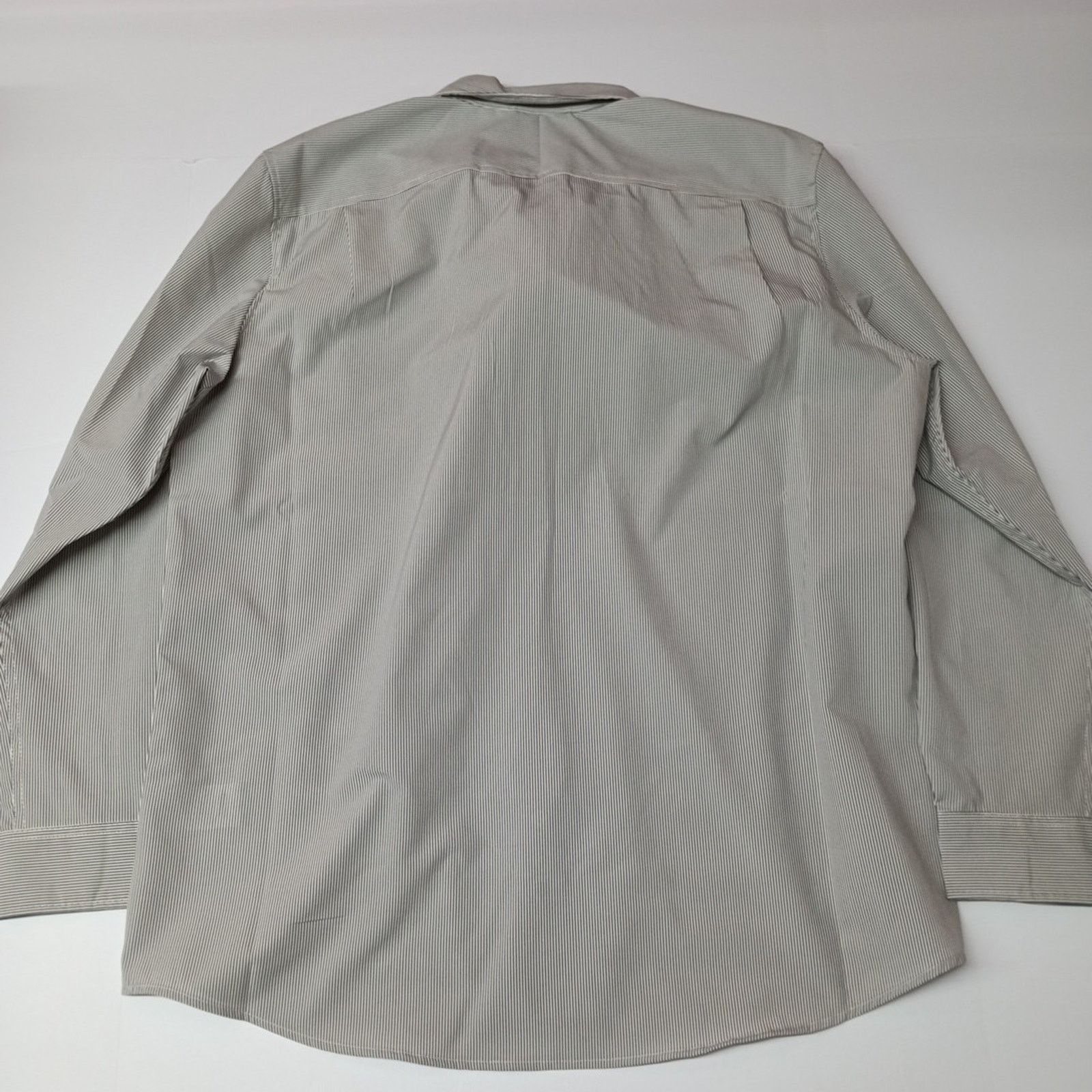 Chaps Chaps Woven Shirt Mens XL Steel Gray Striped Stretch Classic Size US XL / EU 56 / 4 - 9 Thumbnail