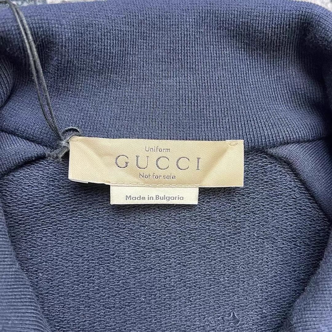 Gucci GUCCI 1976 GG Web Navy Slouchy L Jacket Size US L / EU 52-54 / 3 - 3 Thumbnail